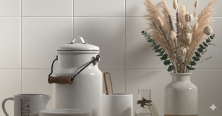 Azulejo blanco mate 20x20