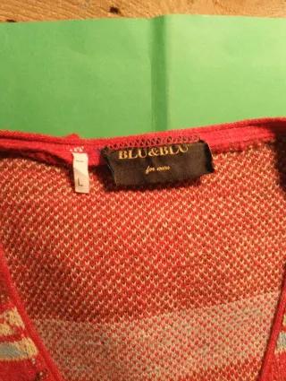 Gilet vintage unisex BLU BAY taglia L