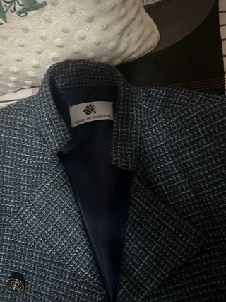 Traje Fallero Completo Azul y Blanco.