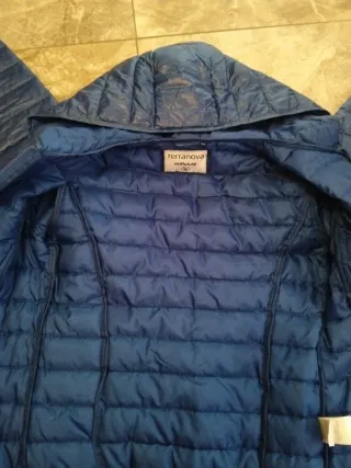 Piumino blu taglia M