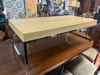 Mesa de centro madera y metal