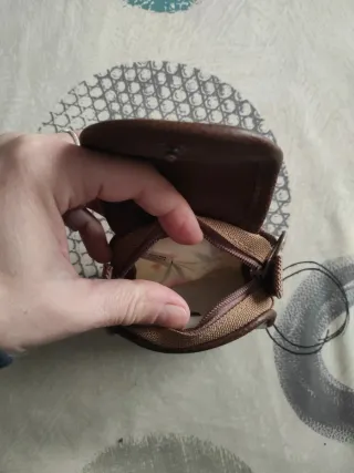 Monedero Busquets, marrón y multicolor con diseño