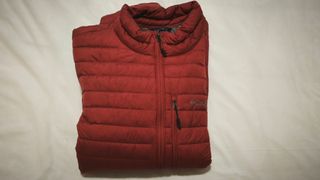 Chaqueta Columbia Plumas Ligera Naranja XXL