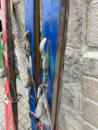 Esquís Antiguos Vintage