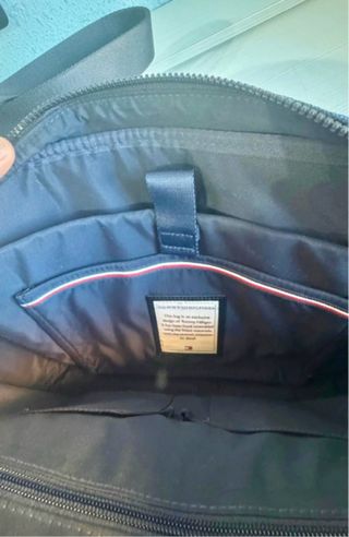Maletín Tommy Hilfiger Negro/Azul