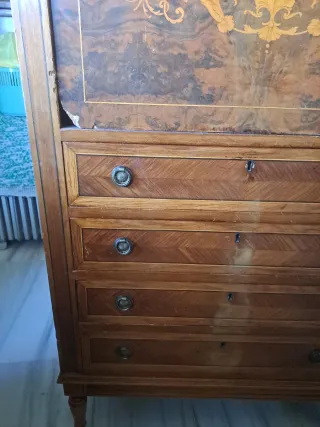 Escritorio Secreter Vintage Francés