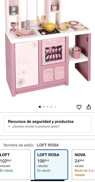Cocina Smoby Nueva en Caja