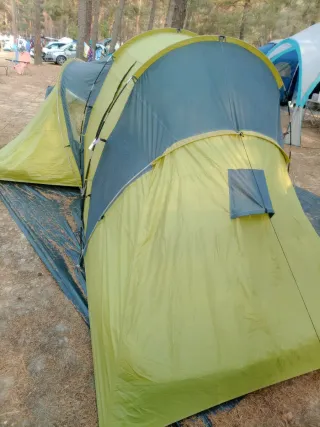 Tienda campaña familiar 6 personas 3 dormitorios