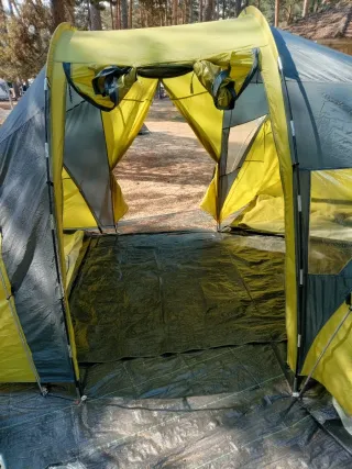 Tienda campaña familiar 6 personas 3 dormitorios
