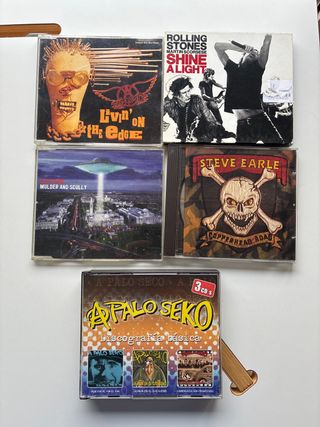 Lote 5 CDs Música Rock y Pop
