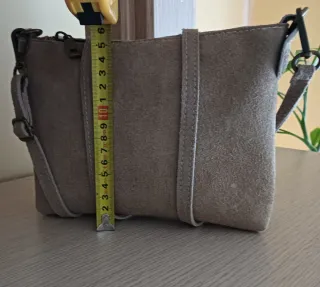 Bolso de ante beige