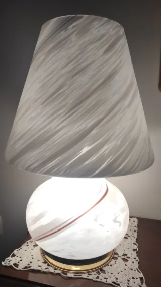 Lampada da tavolo vetro Murano