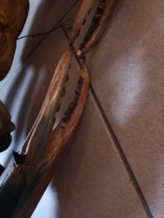 Granchio decorativo in legno