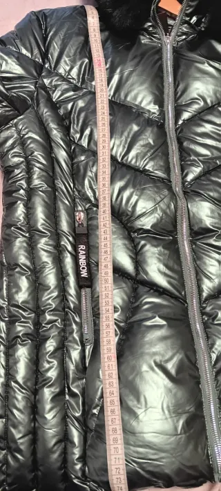 Chaqueta verde metalizada Candance Talla M