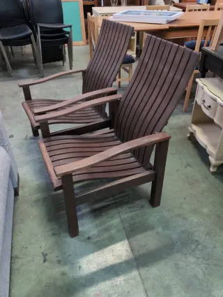 Hamaca de madera reclinable Teka