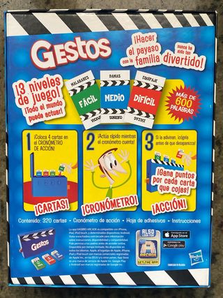 Juego de mesa Gestos Hasbro Parker
