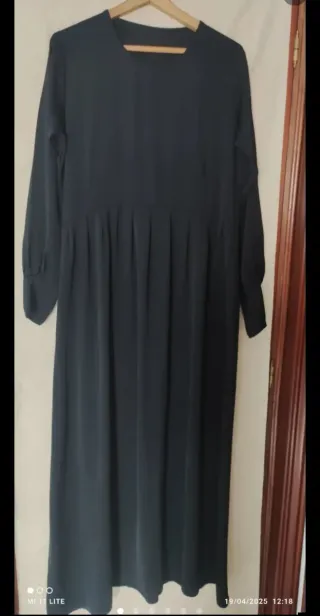 Vestido Largo Satén Premium Talla 46/48