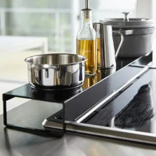 Estantería organizadora cocina negra