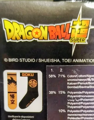 Calcetines Dragon Ball 2 Pares Talla 39 a 42