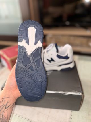 New Balance 550 Blanco y Azul