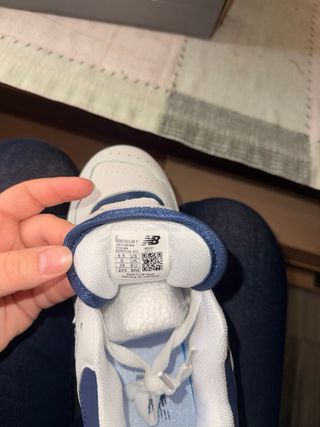 New Balance 550 Blanco y Azul