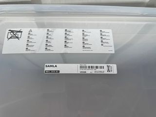 Caja de almacenamiento IKEA + tapa