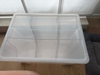 Caja de almacenamiento IKEA + tapa