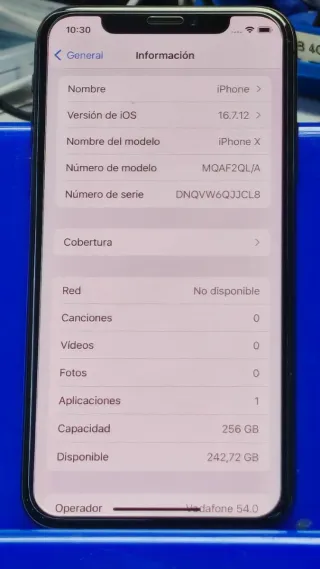 iPhone X 256GB Nero