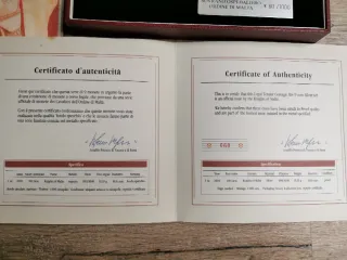 Estuche Soberano Orden Hospitalaria de Malta