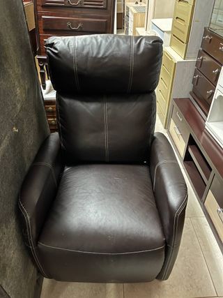 Sillón reclinable de piel