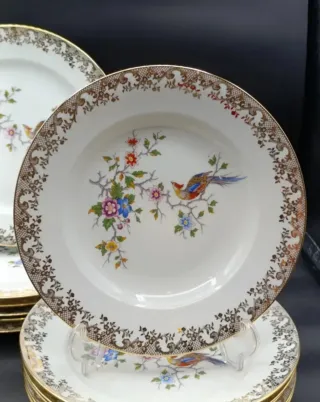 Vajilla Limoges 6 servicios porcelana