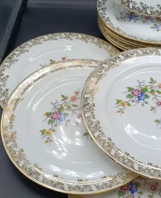 Vajilla Limoges 6 servicios porcelana