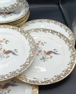Vajilla Limoges 6 servicios porcelana