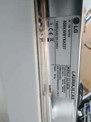 Lavavajillas LG Inverter Direct Drive