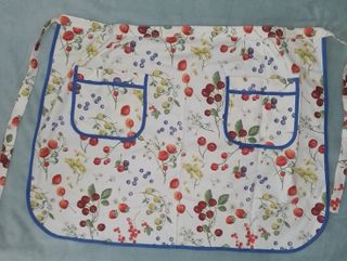 Grembiule fantasia frutta con 2 tasche