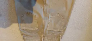 2 Pantalones Jeans Beige/Verde oliva