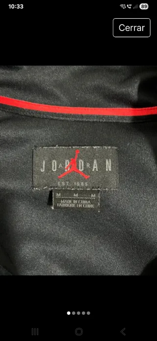 Sudadera Jordan Hombre Negra