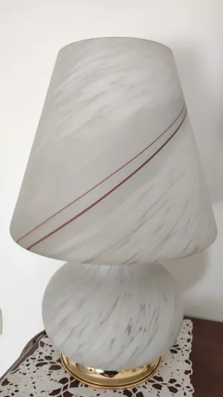 Lampada da tavolo vetro Murano