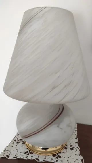 Lampada da tavolo vetro Murano