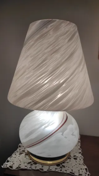 Lampada da tavolo vetro Murano