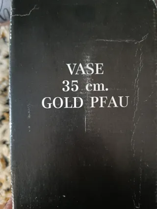 Jarrón Decorativo Cerámica Negro Pájaros