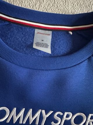 Sudadera Tommy Sport Azul Talla M