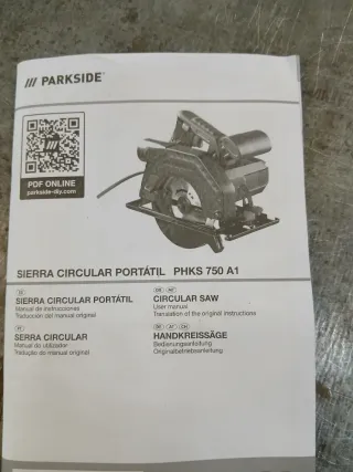 Sierra Circular Parkside Portátil