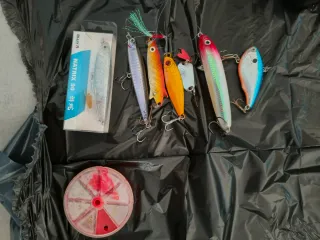 Mega lote artículos pesca