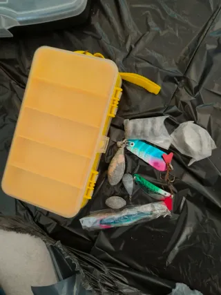 Mega lote artículos pesca