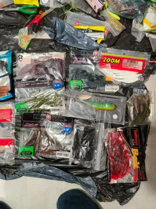 Mega lote artículos pesca