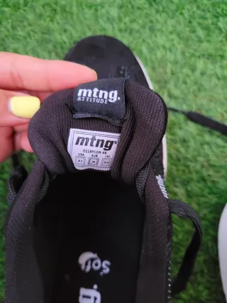 Zapatos Mustang Negros Plataforma