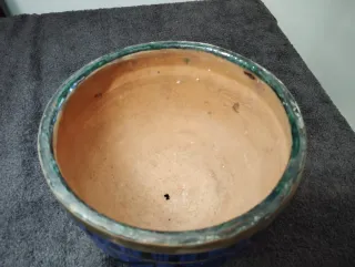 Cerámica y cobre firmado