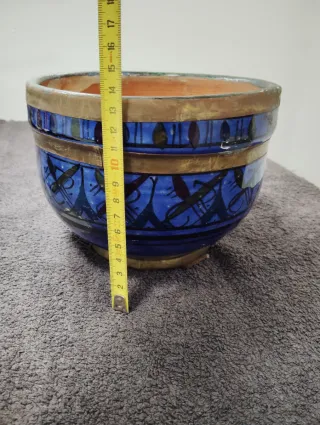 Cerámica y cobre firmado