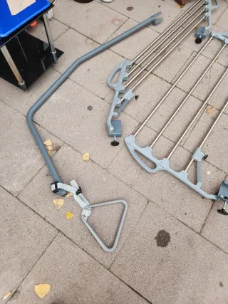 barandillas abatibles y incorporador para cama